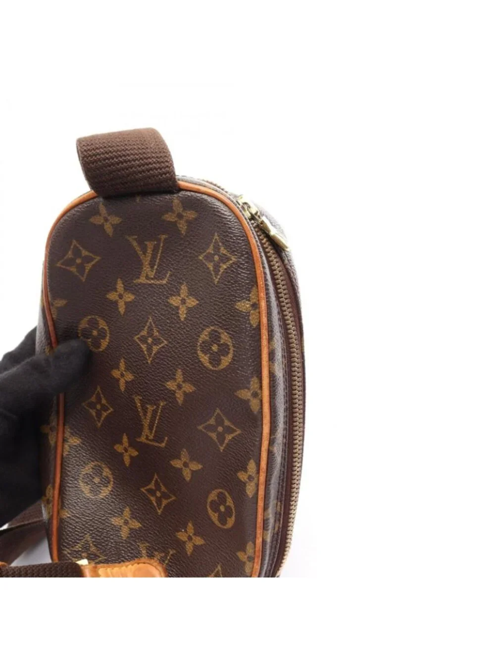 Louis Vuitton Waist Bag Pochette Gange Monogram Canvas Leather